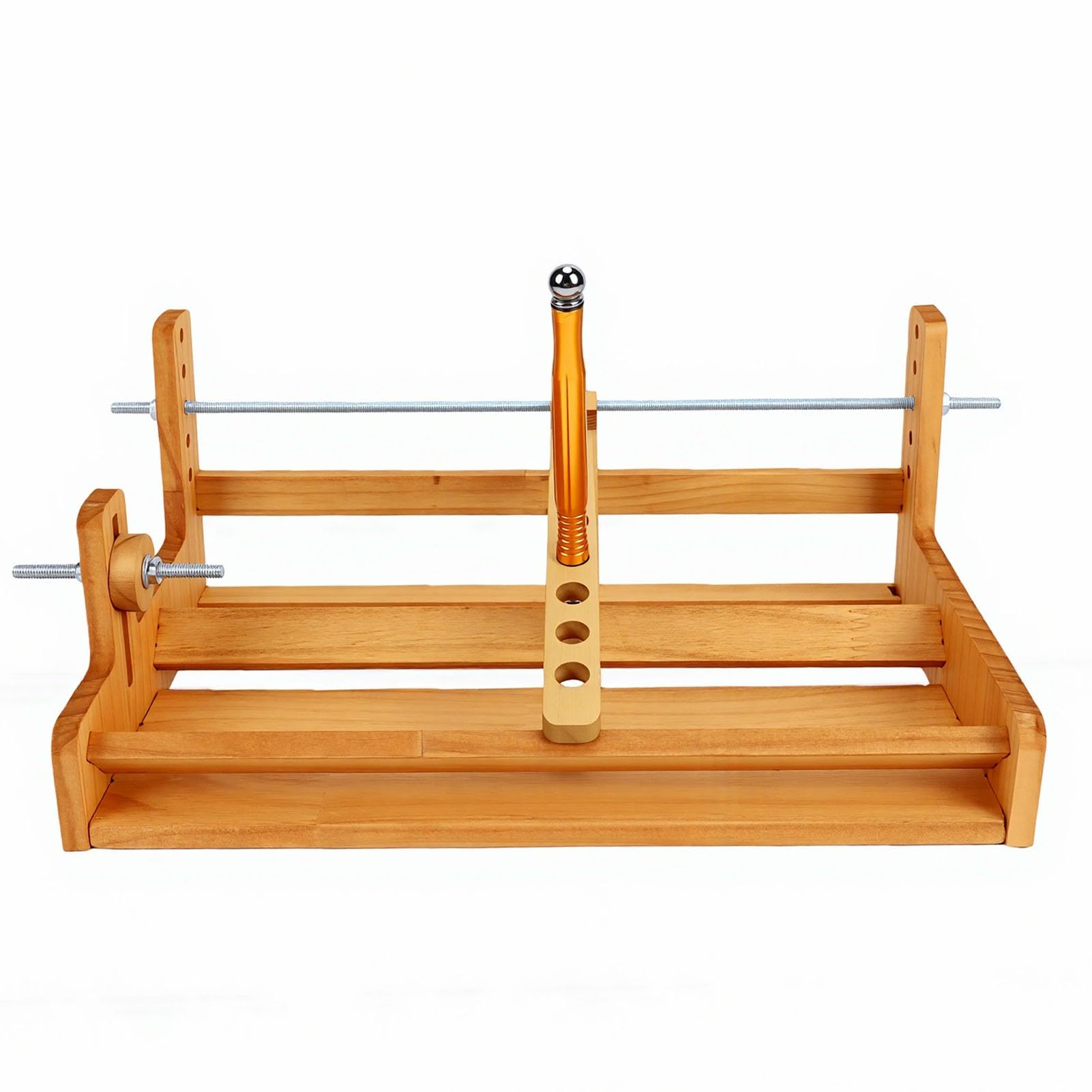 Glasflaschenschneider, Massives Kiefernholz, Rutschfest, Stabil, mit Komplettem Hardware-Zubehör und Schneidfunktion für DIY-Glasflaschen-Upcycling, Bastelherstellung.