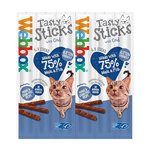 Webbox Tasty Cat Sticks Stick Cod 30g