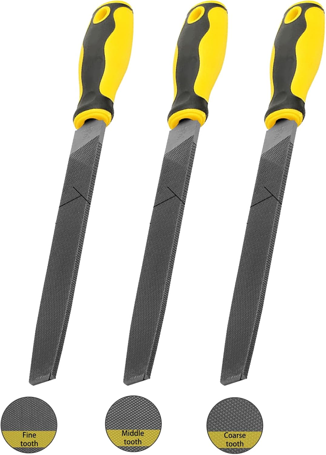 Versatile Wood Rasp File Flat and Half Round Files Tool for Shaping and Smoothing Wood Alloy Steel File Tool