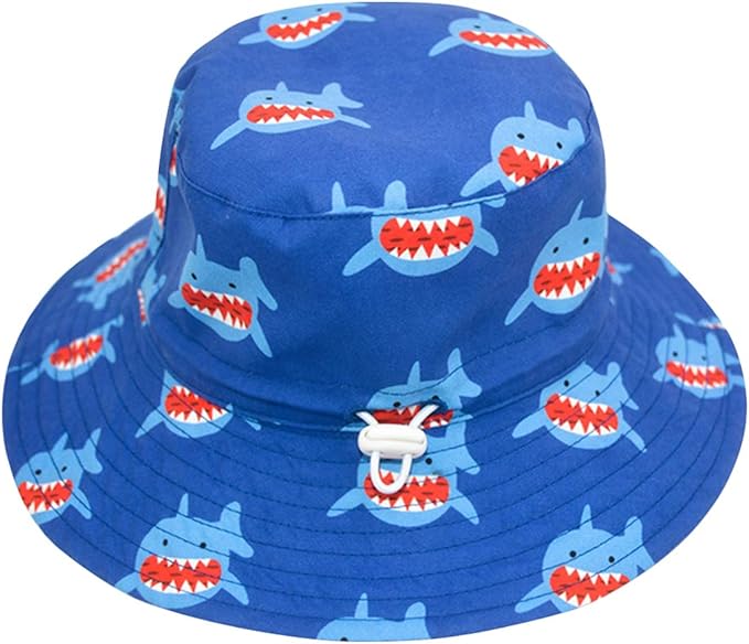Amazon Co Jp Y Boa 幼児 日よけ帽子 ベビーハット サファリハット フィッシャーマンハット キャップ 折りたたみ サメ柄 可愛い キッズ 女の子 男の子 Uvカット 春夏 48cm 服 ファッション小物
