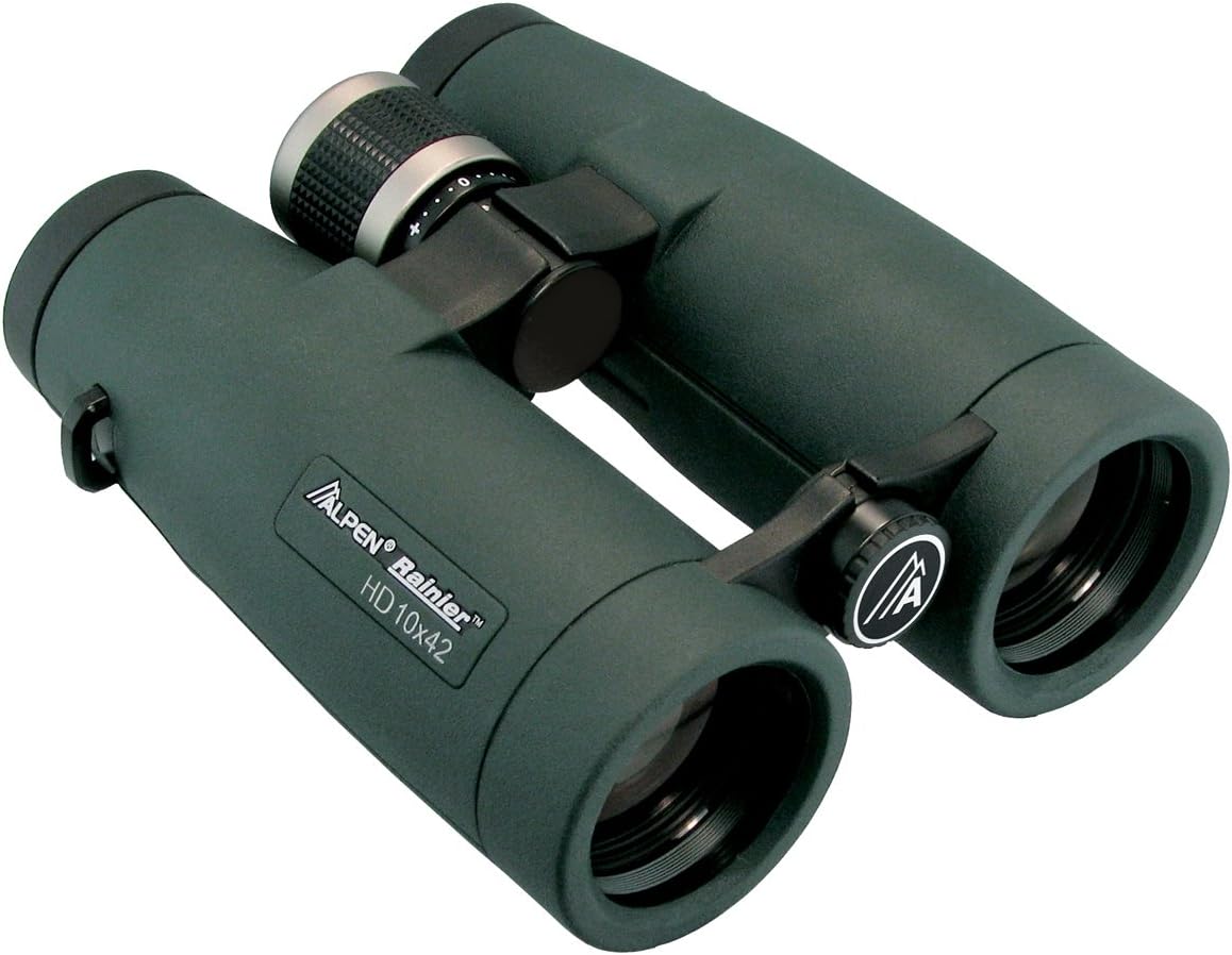 Alpen Rainier EDHD 10x42 Waterproof Fog Proof Roof Prism Binoculars