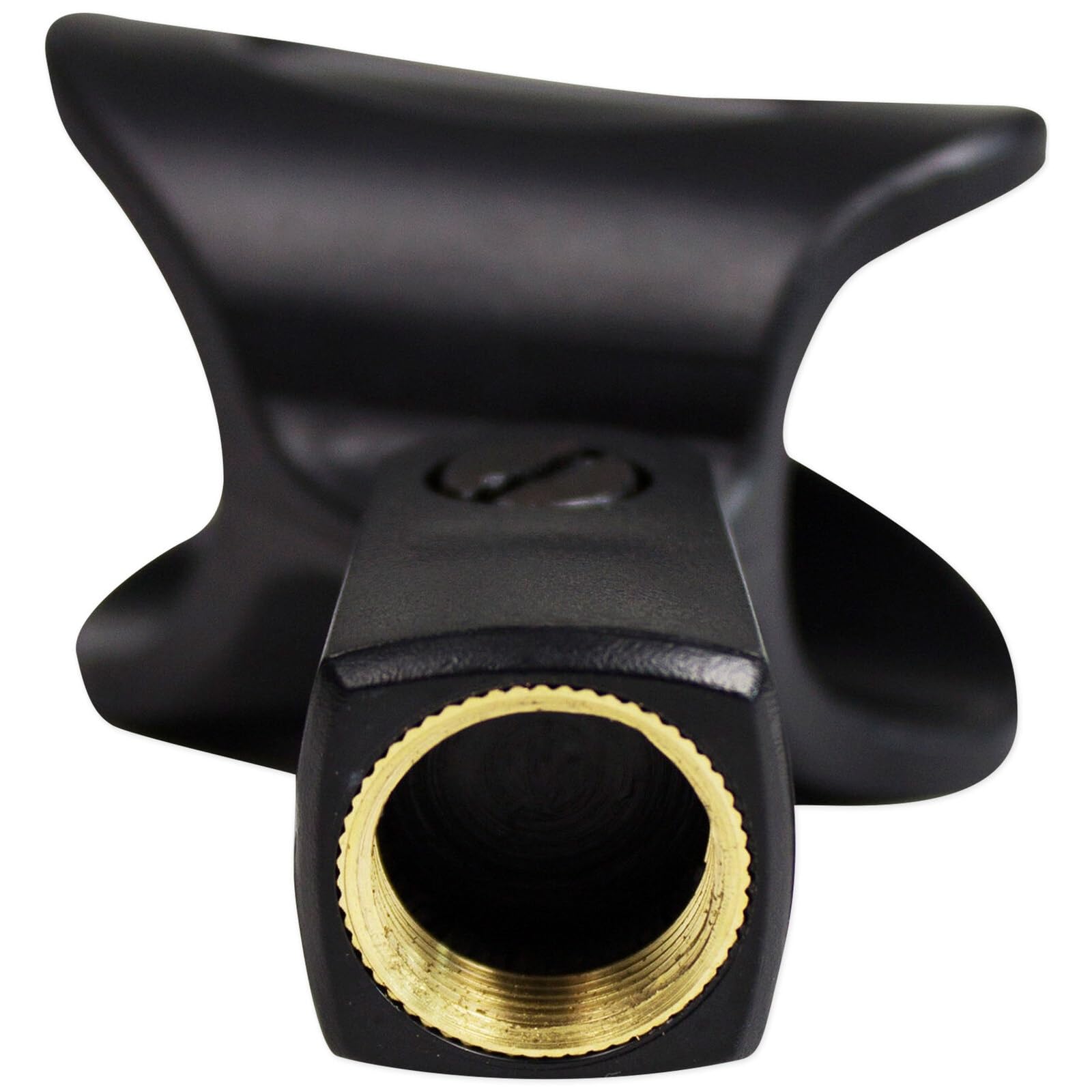 Generic Replacement MZQ1 Microphone Clamp Clip Holder for Sennheiser XS Wireless Microphone Handheld Transmitter, with Screw Adapters 5/8 Male to 3/8 Female, Black, 4 PACK - Image 4