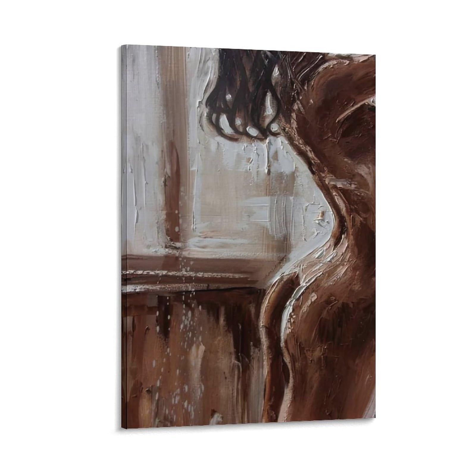 Peintures murales personnalisées art nu tableau huile encadré