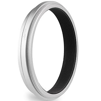 Amazon | Haoge メタル 49mmスレッド レンズアダプターリング