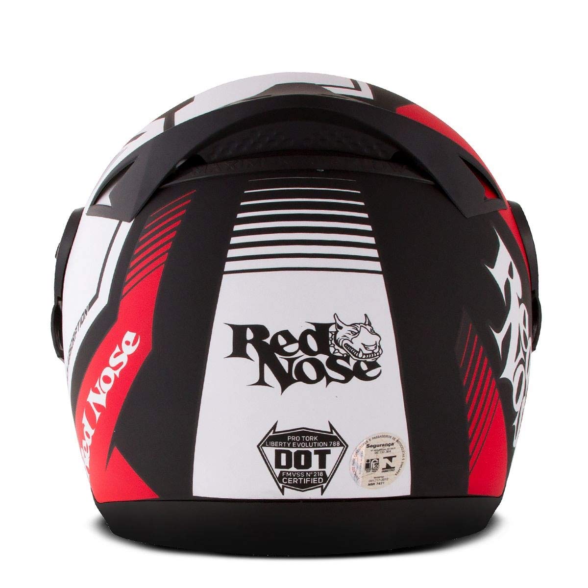 Capacete Moto Pro Tork Evolution G6 Red Nose Rn-01 Fosco 60 Vm