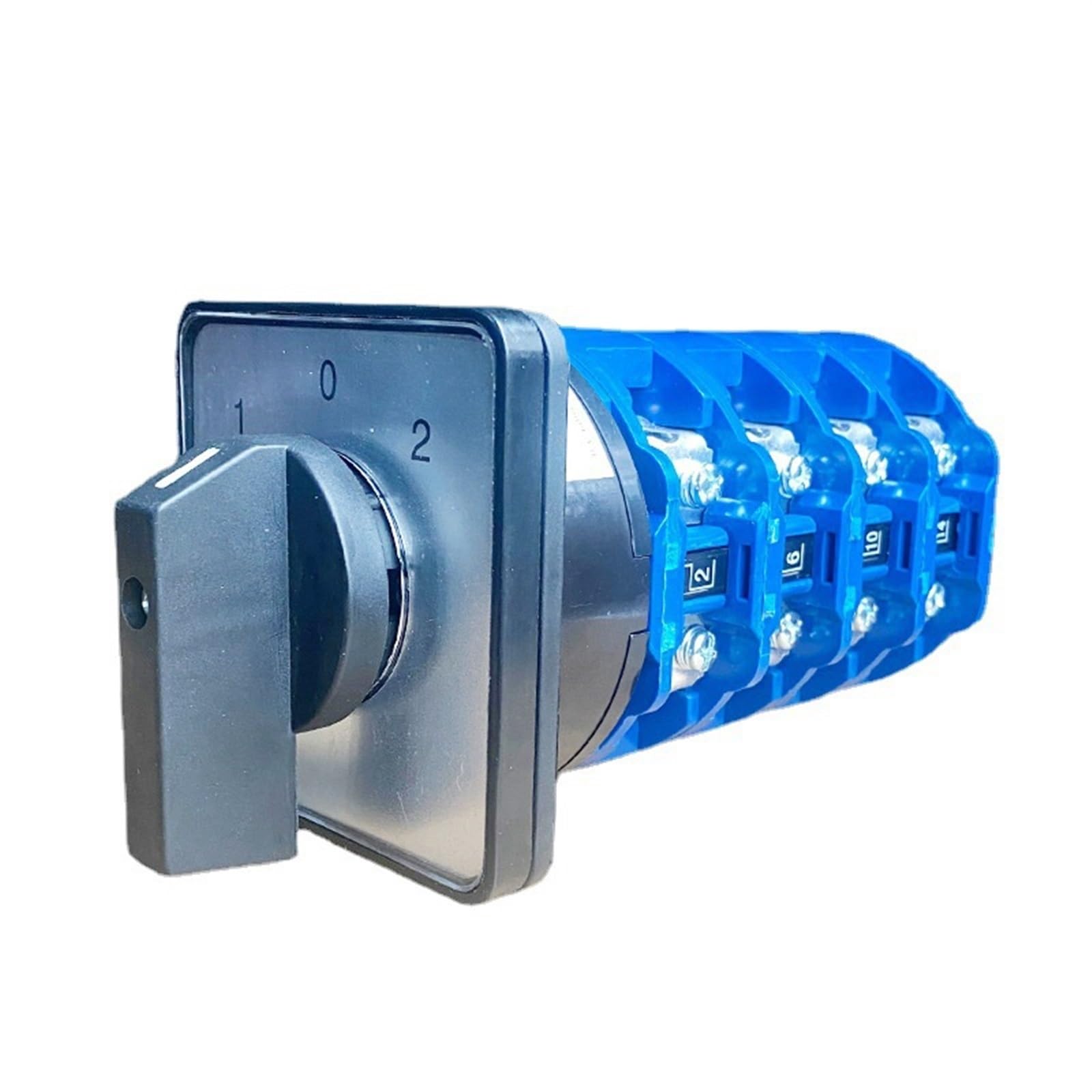Interruptor giratorio LW26-125/4 de 4 polos con contactos de alta resistencia 125A 7