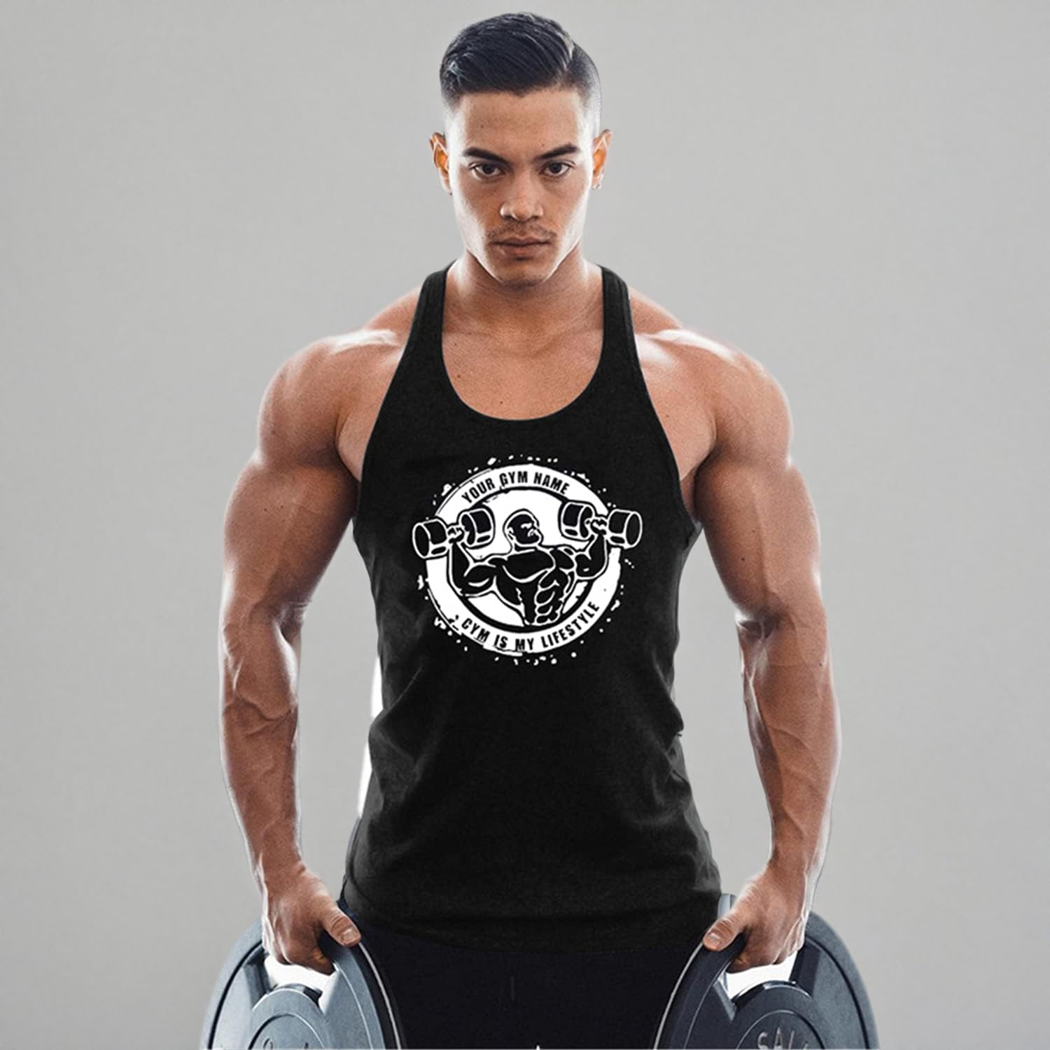 Gym Camisetas de Tirantes Culturismo Fitness Deportiva Tank Top Gimnasio Chaleco