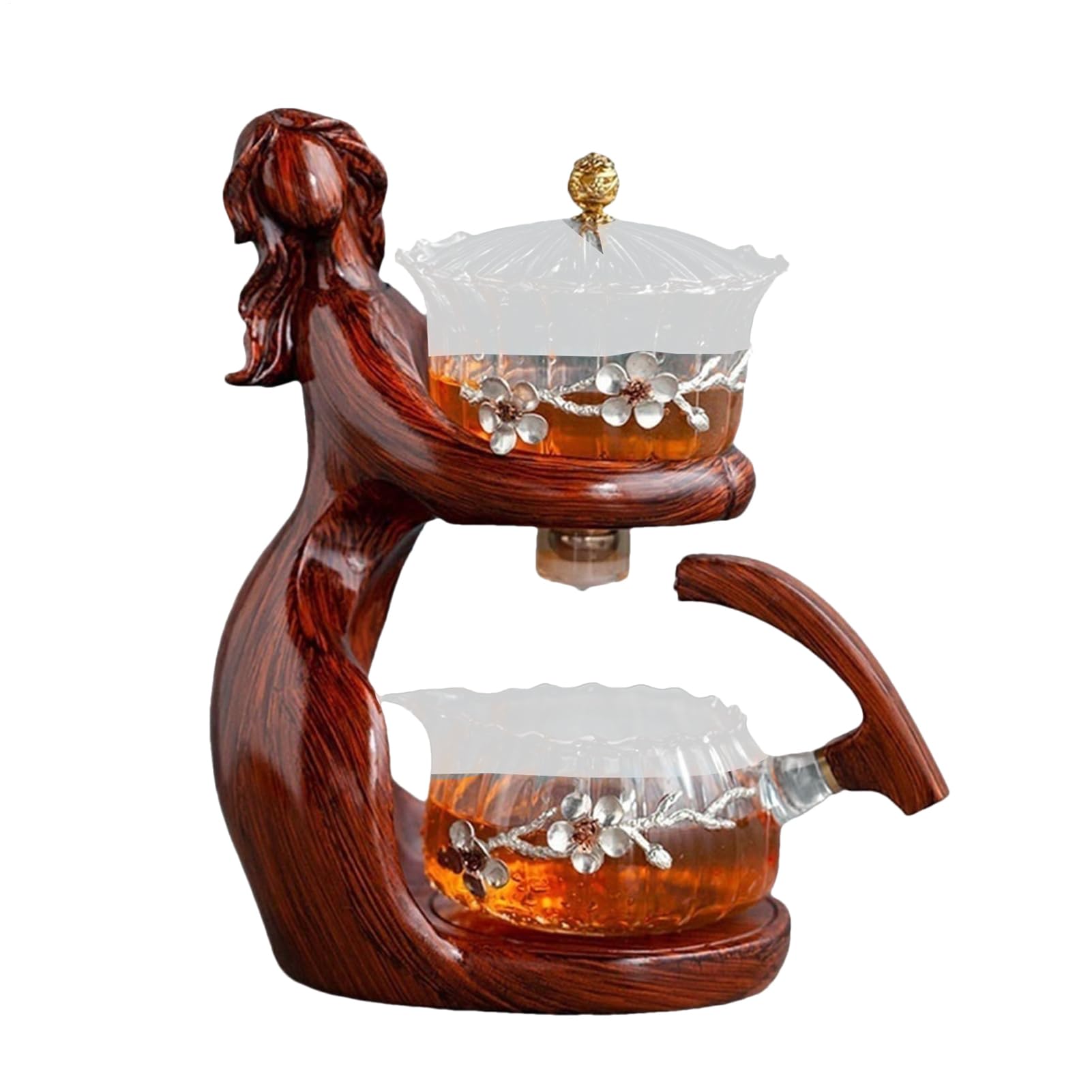 Teiera in per Infusione di Tè Profumato Coperchio Con Ad Infusione D'Acqua | Set Da Tè Completo Adulti Bollitore e Teiera in e Strumento Infusore Infusione con Acqua U
