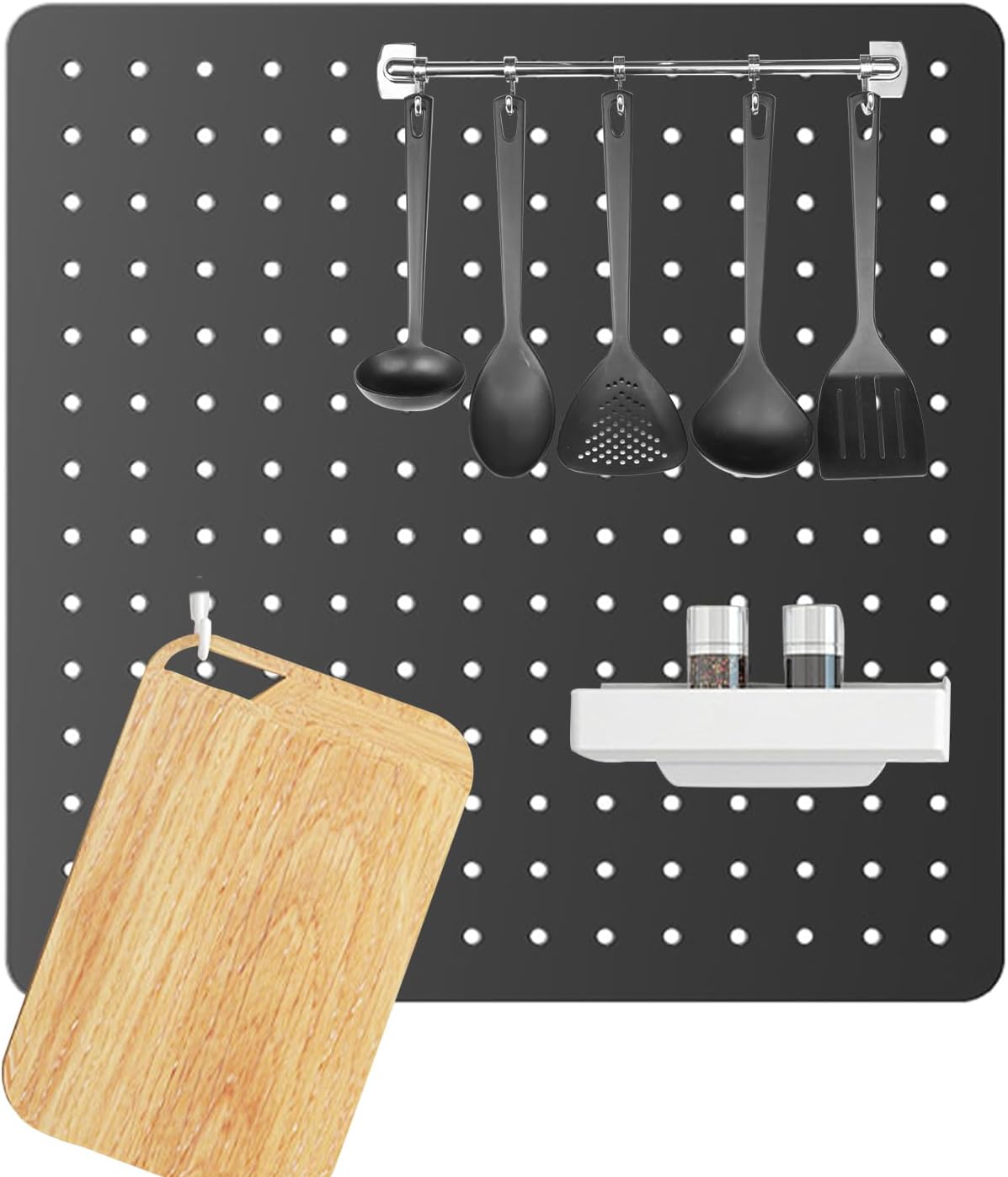 ウォールペグボード,オフィス用 壁掛け収納ボード | 子供 学生向け 省スペース収納 ステーショナリー整理