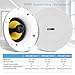 Wifi Bluetooth Ceiling Mount Speakers - 5.25” In-Wall/In-Ceiling Dual Active & Passive Speaker System (2) Flush Mount w/ Powerful 240 Watts Remote Control & MUZO Player Compatible - Pyle PDICWIFIB52