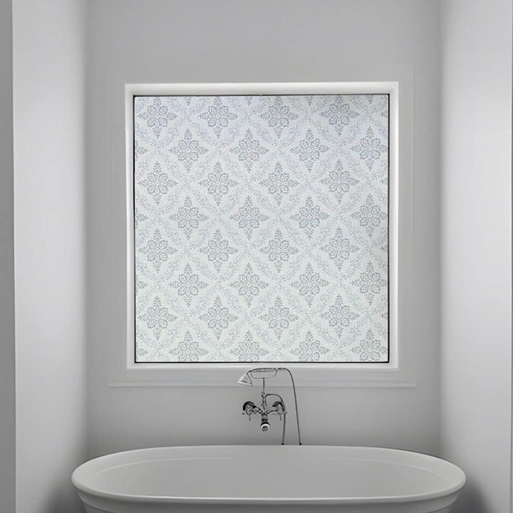 Window Film Window Stickers Window Glass Sticker Anti-peep Bathroom Sliding Door Privacy Matte Film Paper Suitable for Living Room Office Partition Window Privacy Film Glass Sticker(40 * 200cm)
