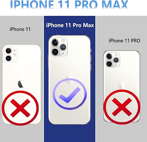 Miniatura 2 de STARSHOP STARSHOP - Funda compatible con iPhone 11 Pro Max, con protector de pantalla de vidrio templado incluido, cubierta de teléfono STARSHOP de