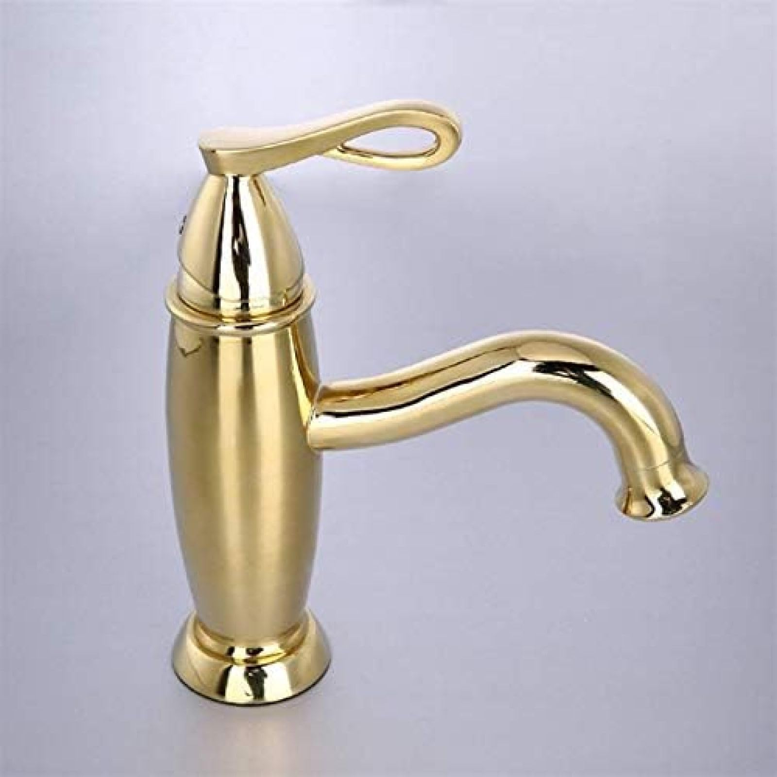COSZWQDP Faucets Water-Taps Faucet UPC Antique Copper Water-Tap Double Open Kitchen Basin Hot and Cold Water