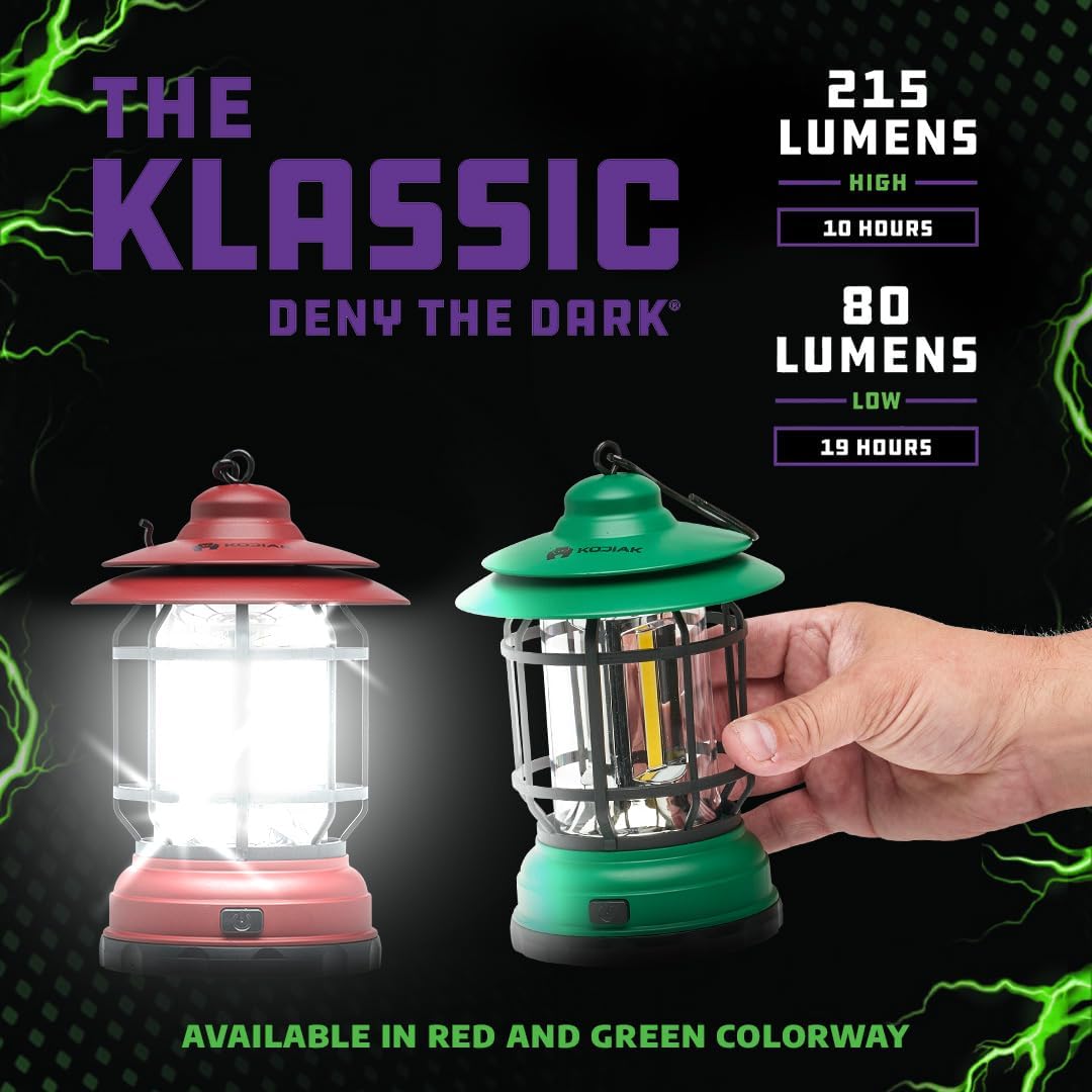LitezAll 25881 Kodiak Klassic Retro Lantern