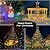 Onory 23FT Christmas Outdoor Waterfall Star String Lights, 860 LEDs, 8 Modes, Waterproof for Yard, Patio, Party Decorations