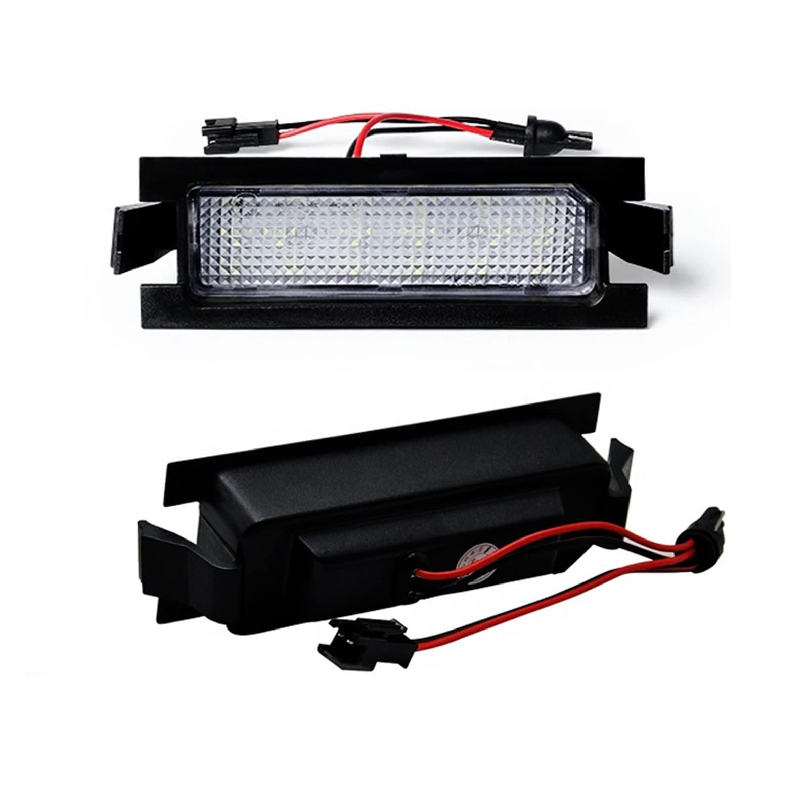 Luz de la placa del auto 2 Uds Luz - Para Matrícula De Coche Canbus Sin Error Para I30 Accent Elantra GT Hatchback Para PRO Ceed 6500K Lámpara Blanca