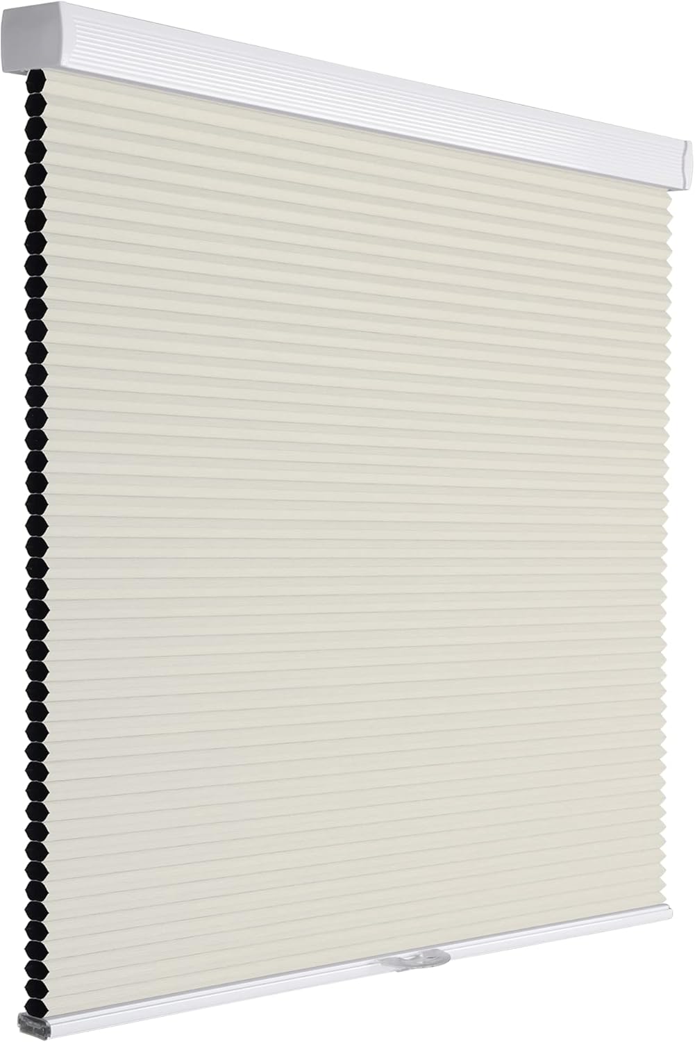 Cordless Cellular Shades Blackout Honeycomb Blinds for Windows Pull Down Room Darkening Cellular Blinds Thermal Insulated Windows Shades for Home Bedroom Office Door,Beige,38.5" W x 39" H