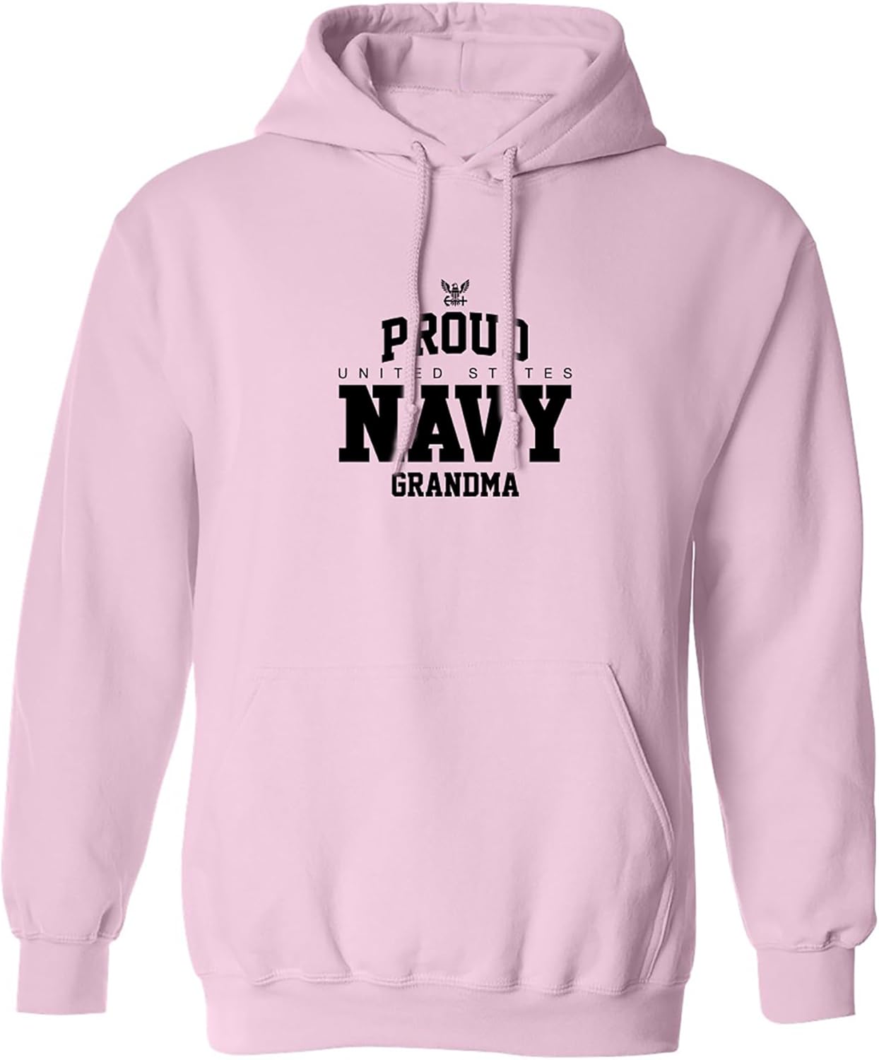 zerogravitee Proud United States Navy GRANDMA Adult Hooded Sweatshirt