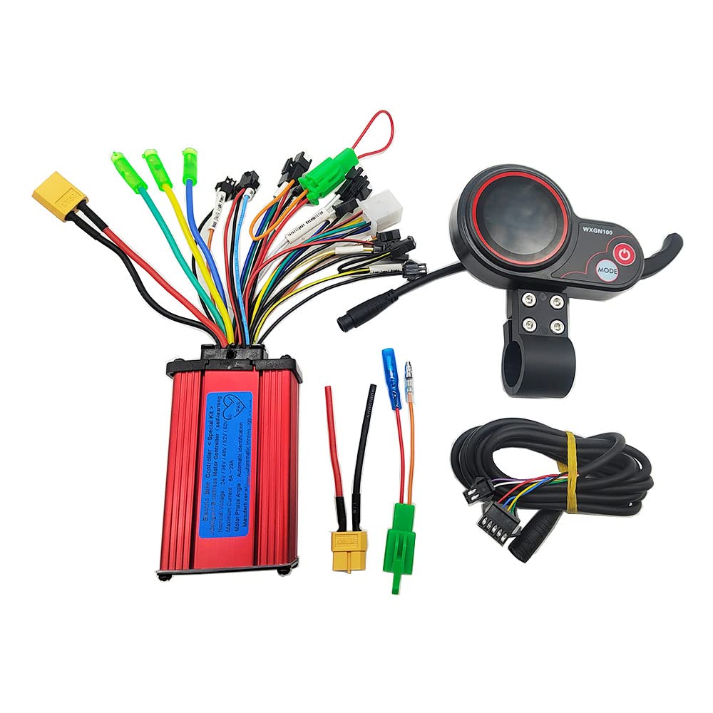 Centralina Monopattino Elettrico Controller Senza spazzole for Scooter Elettrico for Bicicletta 24V 36V 48V 60V 250W 350W Brushless Motor Controller(24V-60V 6-20A Kit)