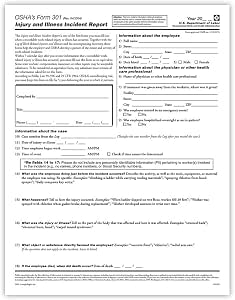 Amazon.com : ComplyRight OSHA Form 301 Preprinted OSHA Form Pack of 300 ...