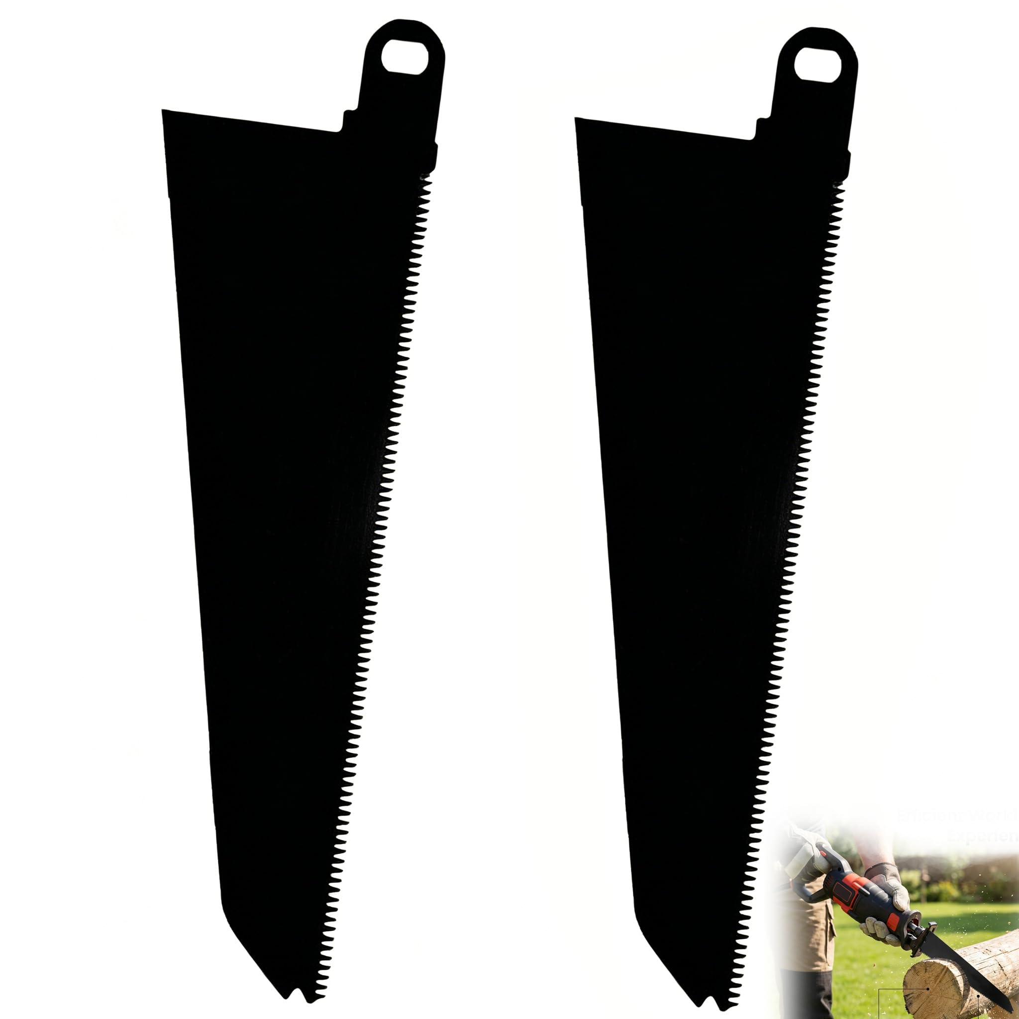 2Pack Reciprocating Saw Blades Compatible with Black and Decker Piranha Scorpion, SSB229CT Replacement Saw Blades for Wood Plastic Cutting, Carbon Steel Reciprocating Blades Set, Durable Cutting Tool