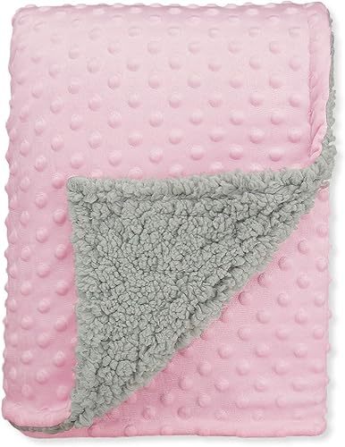 Vista 7 de BlueSnail Minky- Manta para niños y niñas Navy+light Gray