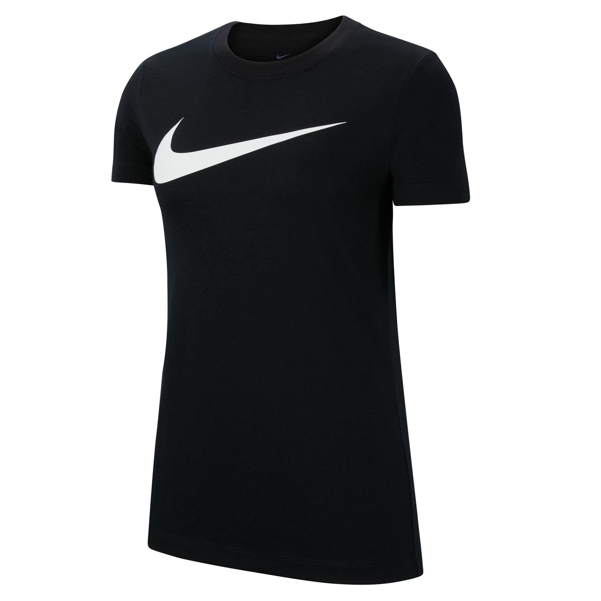 NIKE Womens W Nk Df Park20 Tee Hbr T-Shirt, Black/White, XL EU