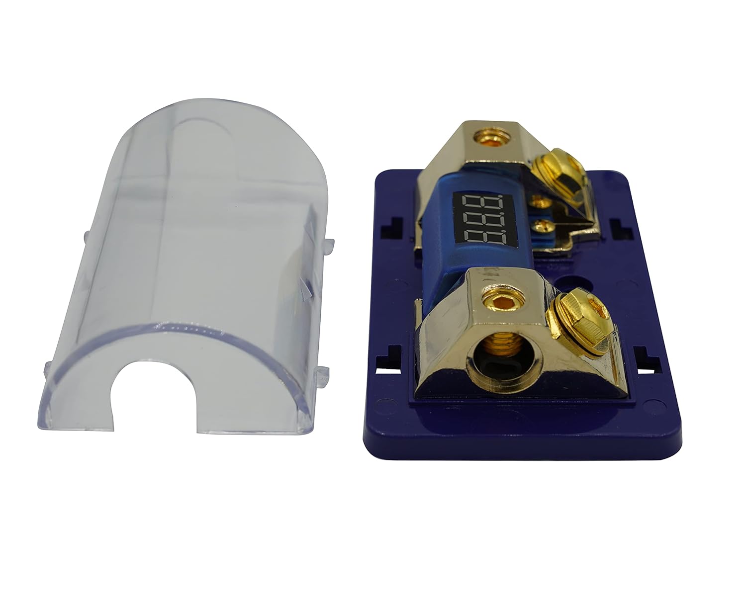 150A ANL Digital Gold Plated ANL Distribution Block 0-4 Ga in Out Fuse Holder Free ANL Fuse 12-24V Input