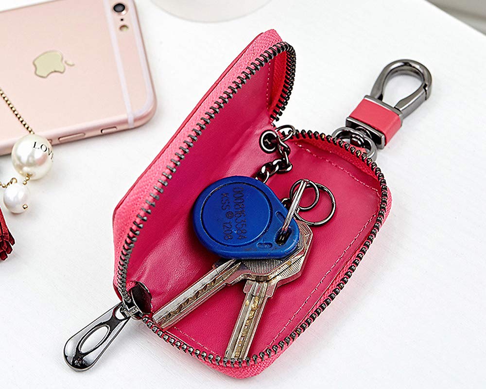 Amazon | ZERO com☆本革レザー 編み込み スマートキーケース