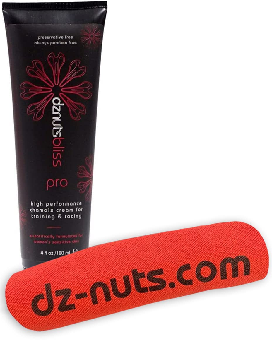 Amazon.com: dznuts - Women's Bliss Chamois Cream + Towel - Anti