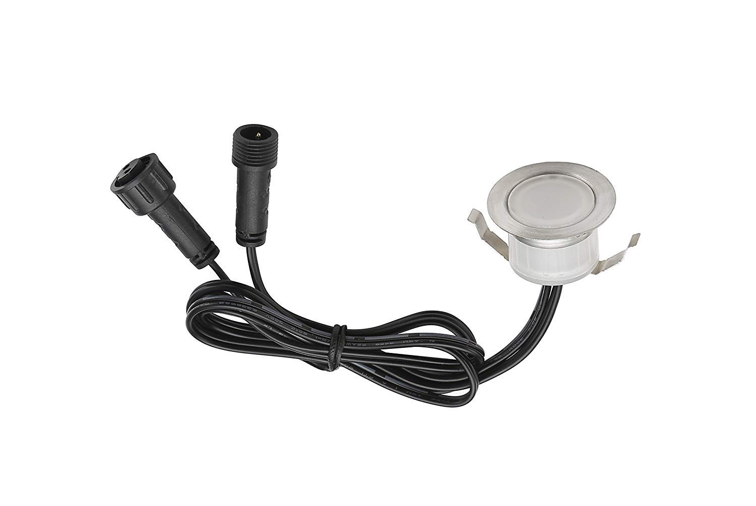 INDARUN Warm White Led Decking Lights Waterproof IP67 0.6W Ø31MM - Lighting for Terrace/Patio/Path/Wall/Garden/Decoration — image 1