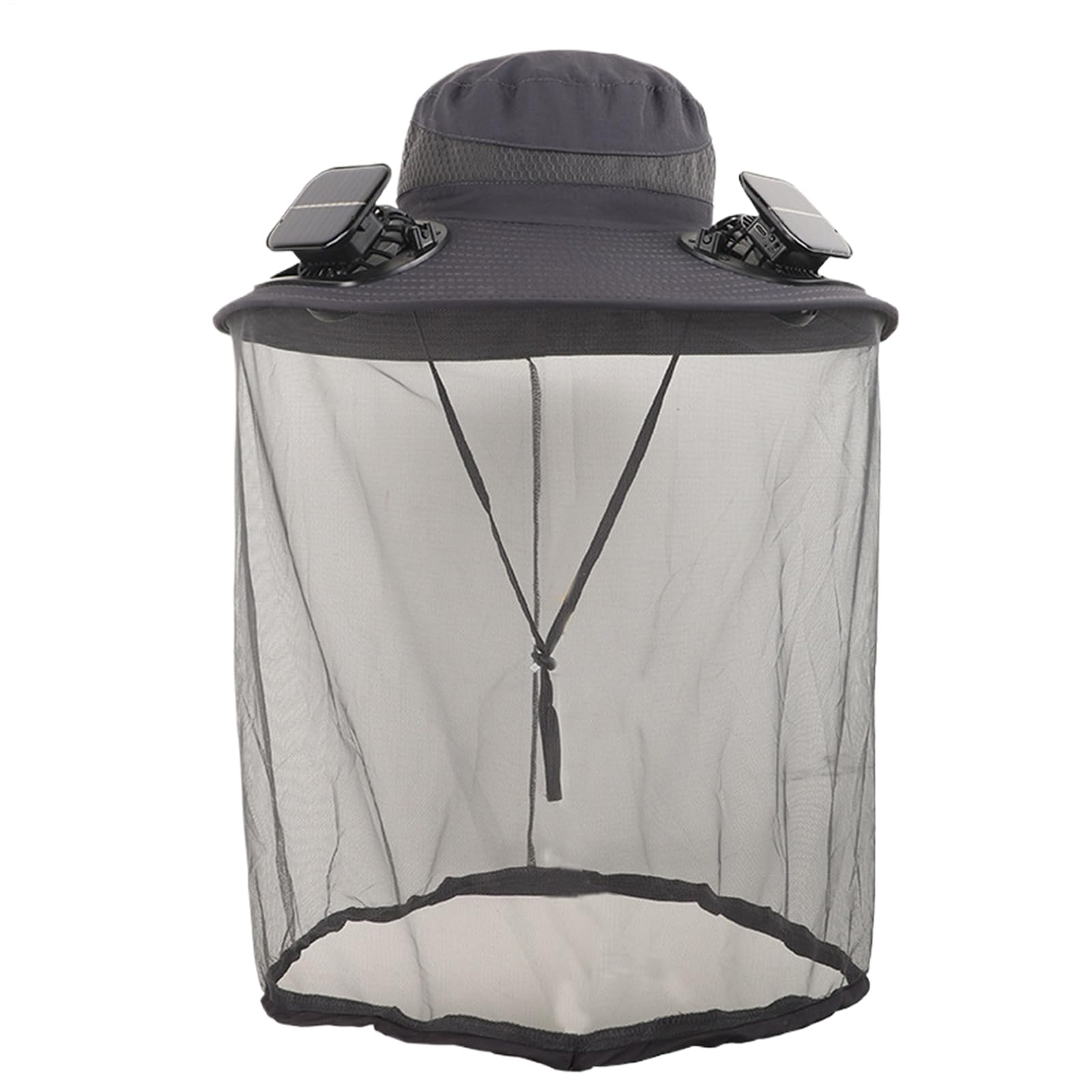 Cappello da Sole con Ventilatore, Cappello a secchiello con Protezione Solare UPF50+ con Rete, Cappello da Pescatore all'Aperto, per Donna Uomo Sport Outdoor Escursionismo Campeggio Viaggio Regalo di