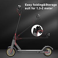 Vista 5 de Electric Scooter for Adults, Daily Commuting E-Scooter Top Speed 19 Mph, Max Range 21 Miles Portable Folding Commuting E-Scooter for Adults with