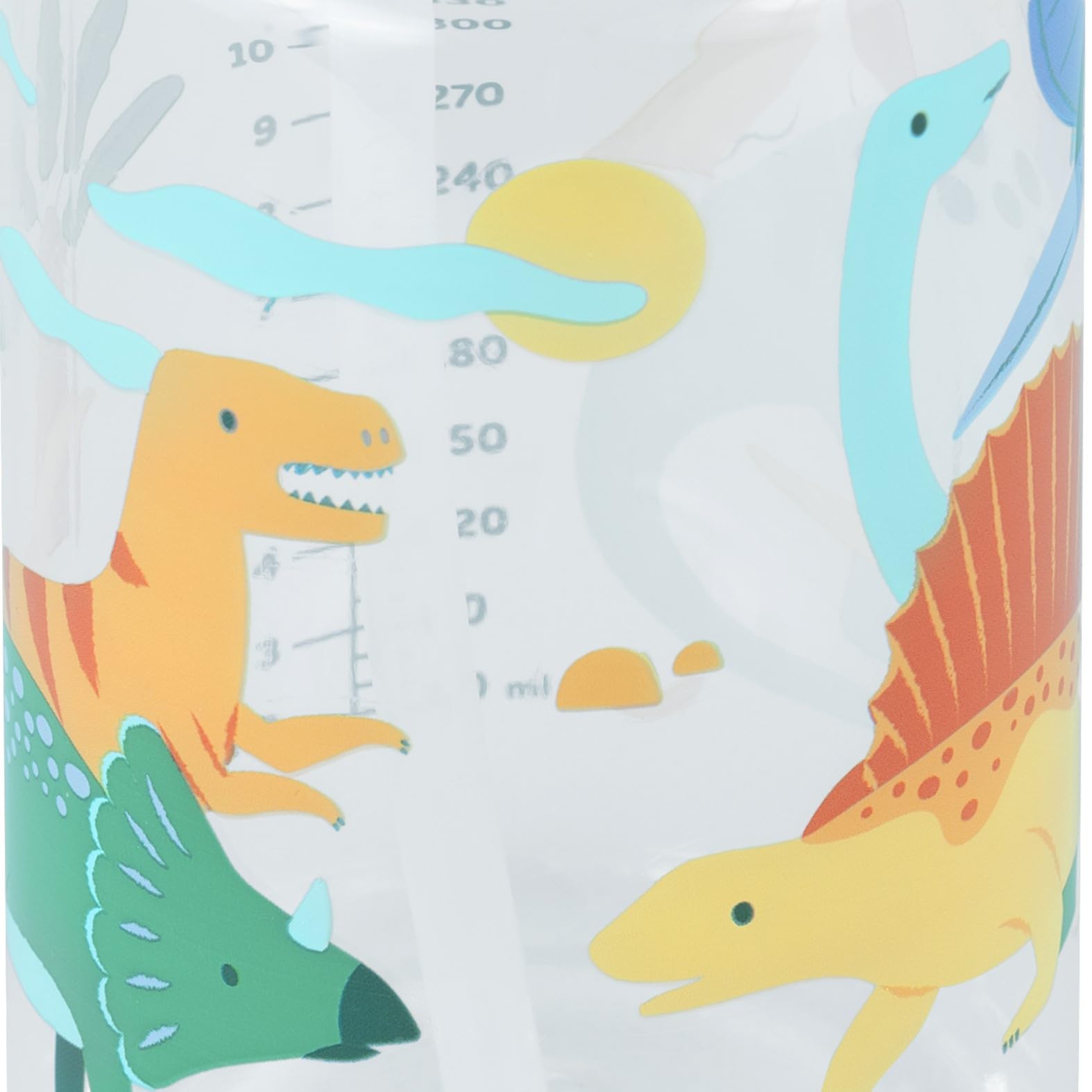 Miniland - Tritan Kids Bottle 450ml, Baby Water Bottle with Straw and Ergonomic Handle, Dishwasher Safe (Jurassic) - Image 3