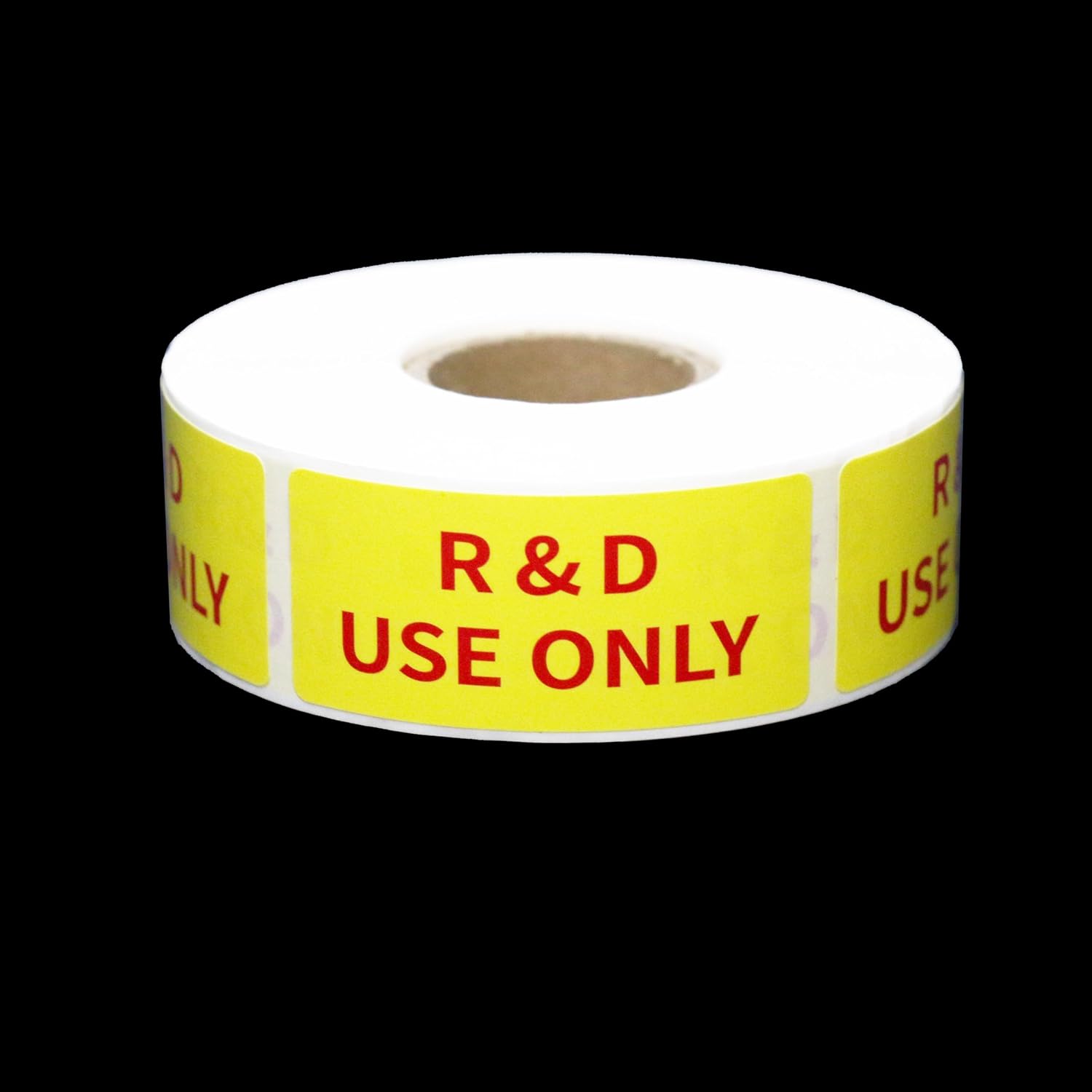 R&D Use Only Warning Labels 1" x 2" (25.4mm x 50.8mm) 500 pcs Removable Adhesive R&D Tapes (Research and Development Use Only Symbols)