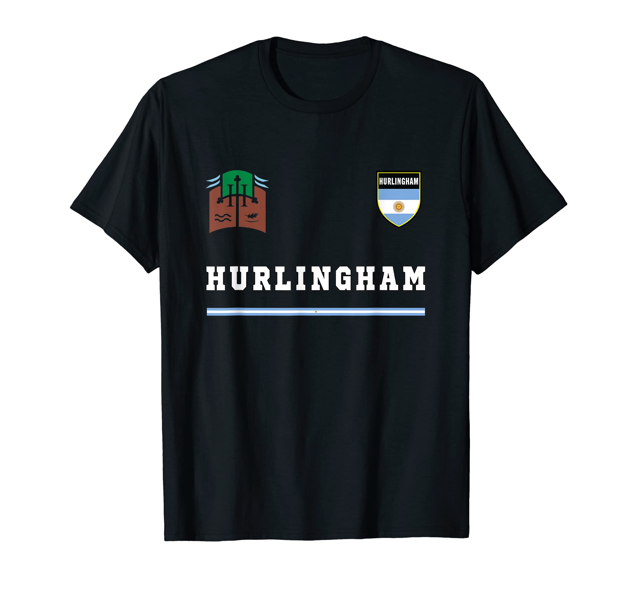 Hurlingham Sports/Soccer Flag National pride Gift Souvenir T-Shirt