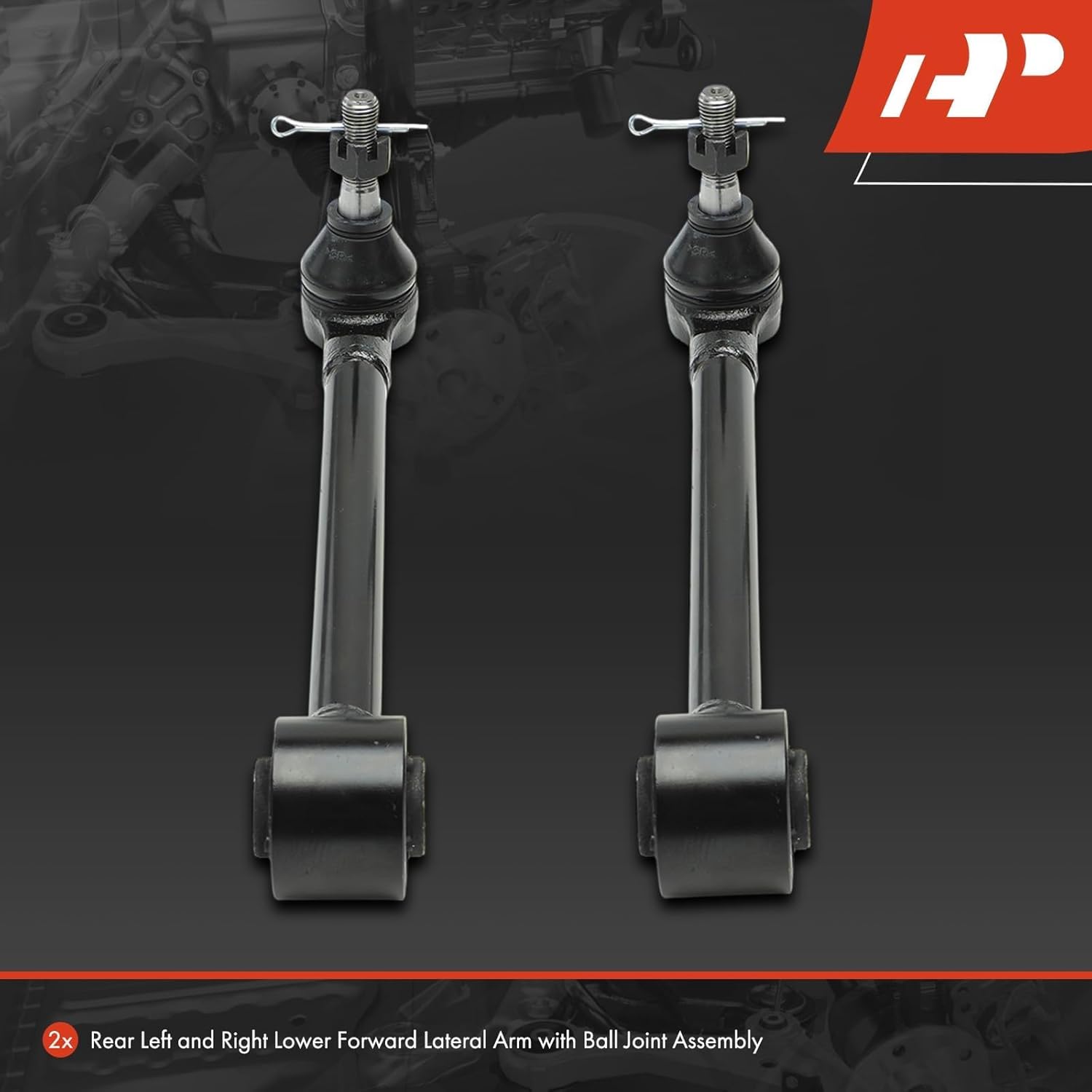 A-Premium 2 x Rear Forward Lower Suspension Lateral Arms, Compatible with Subaru Outback 2010-2019, Forester, Impreza, Crosstrek, Legacy, XV Crosstrek, WRX STI, BRZ & Scion FR-S 7 & Toyota 86