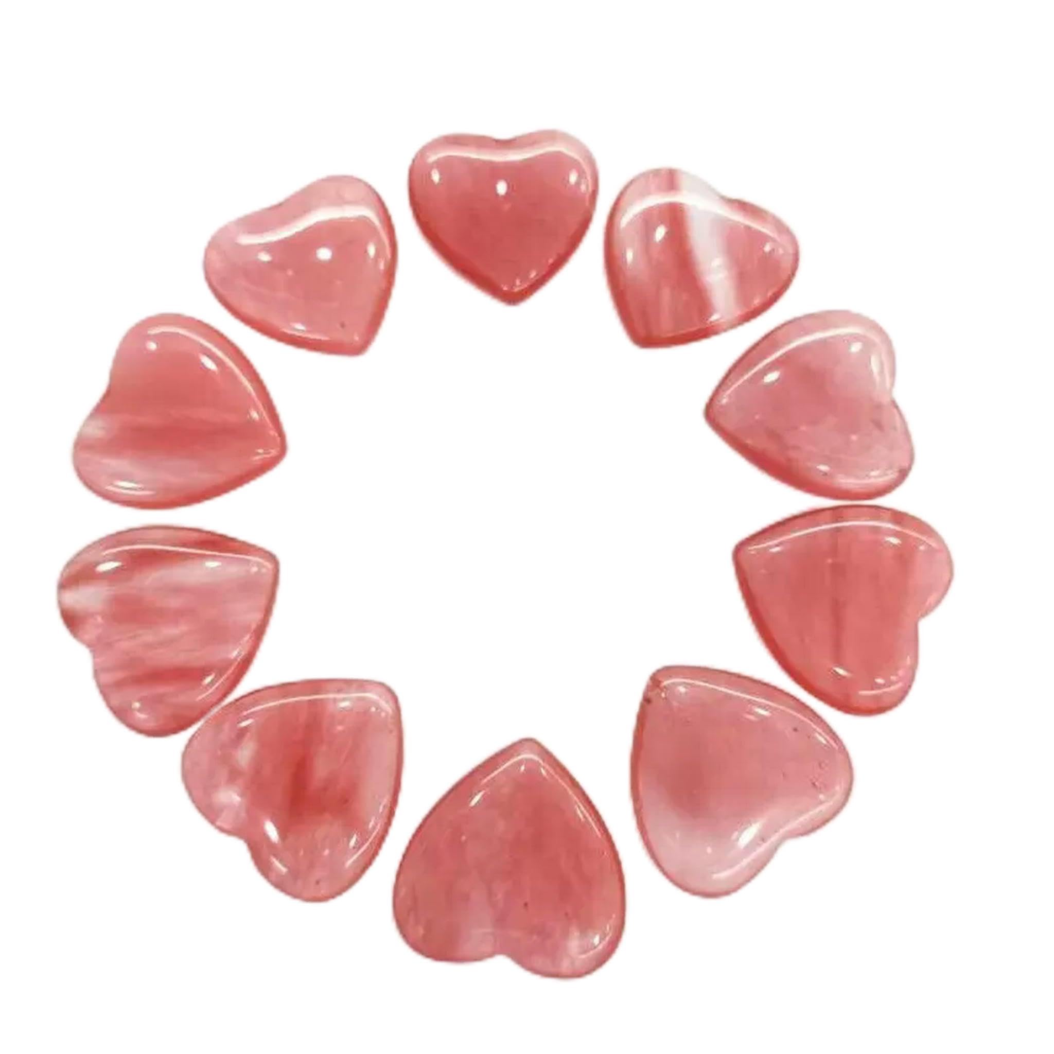 Quartz cerise cœur contre le stress : 30 pierres déco pour intérieur serein