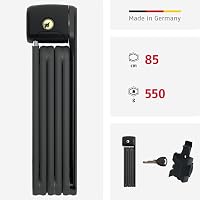 ABUS Bordo Lite 6055K SH összecsukható kerékpárzár tartóval - fekete - 85 cm 3