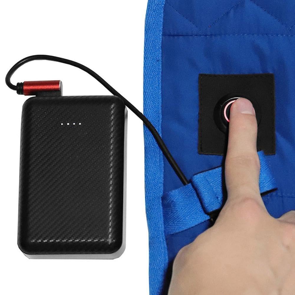 Tapis De Camping Chauffant USB 180x60cm - 3 Zones Chauffantes (jusqu'à 60°C) - Pour Tente, Pêche, Randonnée