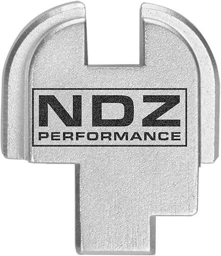 NDZ Performance Placa trasera deslizante para Springfield Hellcat & Hellcat Pro de 0.354 in de aluminio anodizado grabado con láser, fabricada en