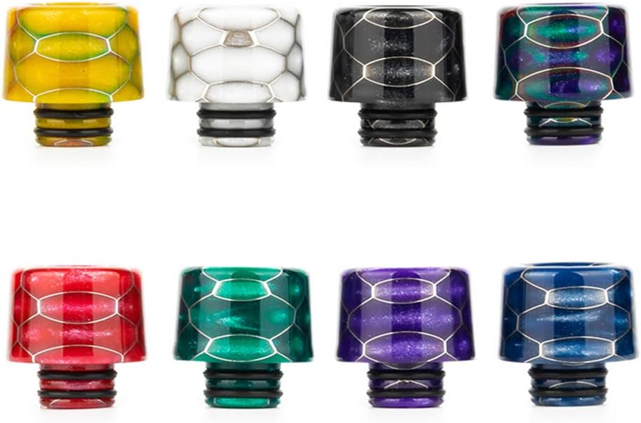 CENGLORY 2PCS Resin Quick Fitting 510 D-rip Tips Connector for RO System Refrigerator Ice Maker Coffee Mod Machine (Random Color)