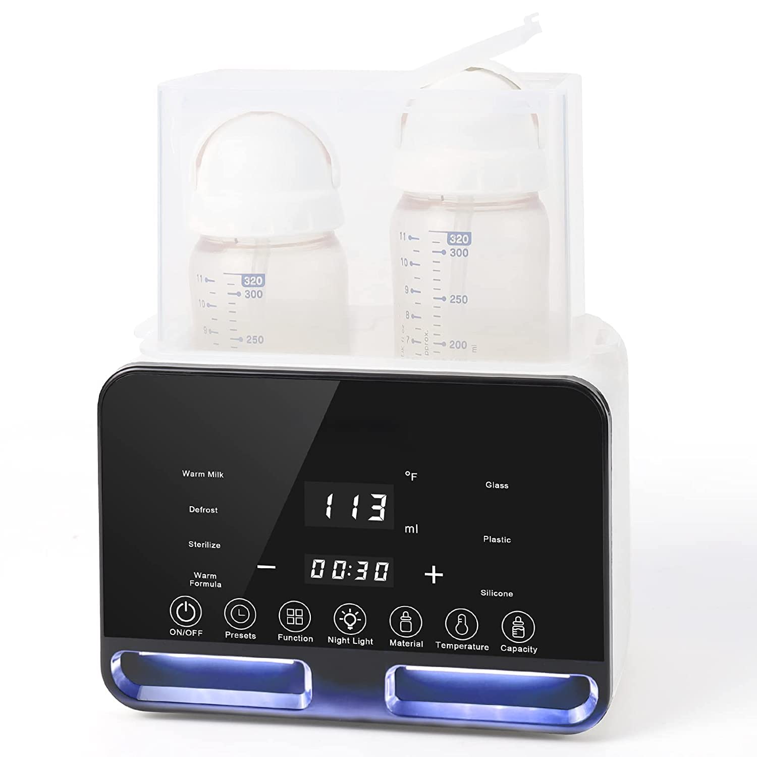 【Upgraded 2023】Ultimate Baby Bottle Warmer, Bottle Warmer 9in1 Fast Baby Food