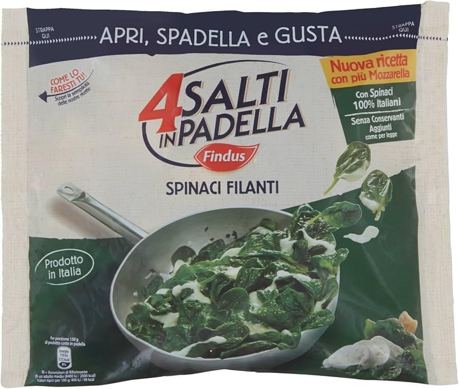 U!, Spinaci Filanti, 450g (Surgelato)