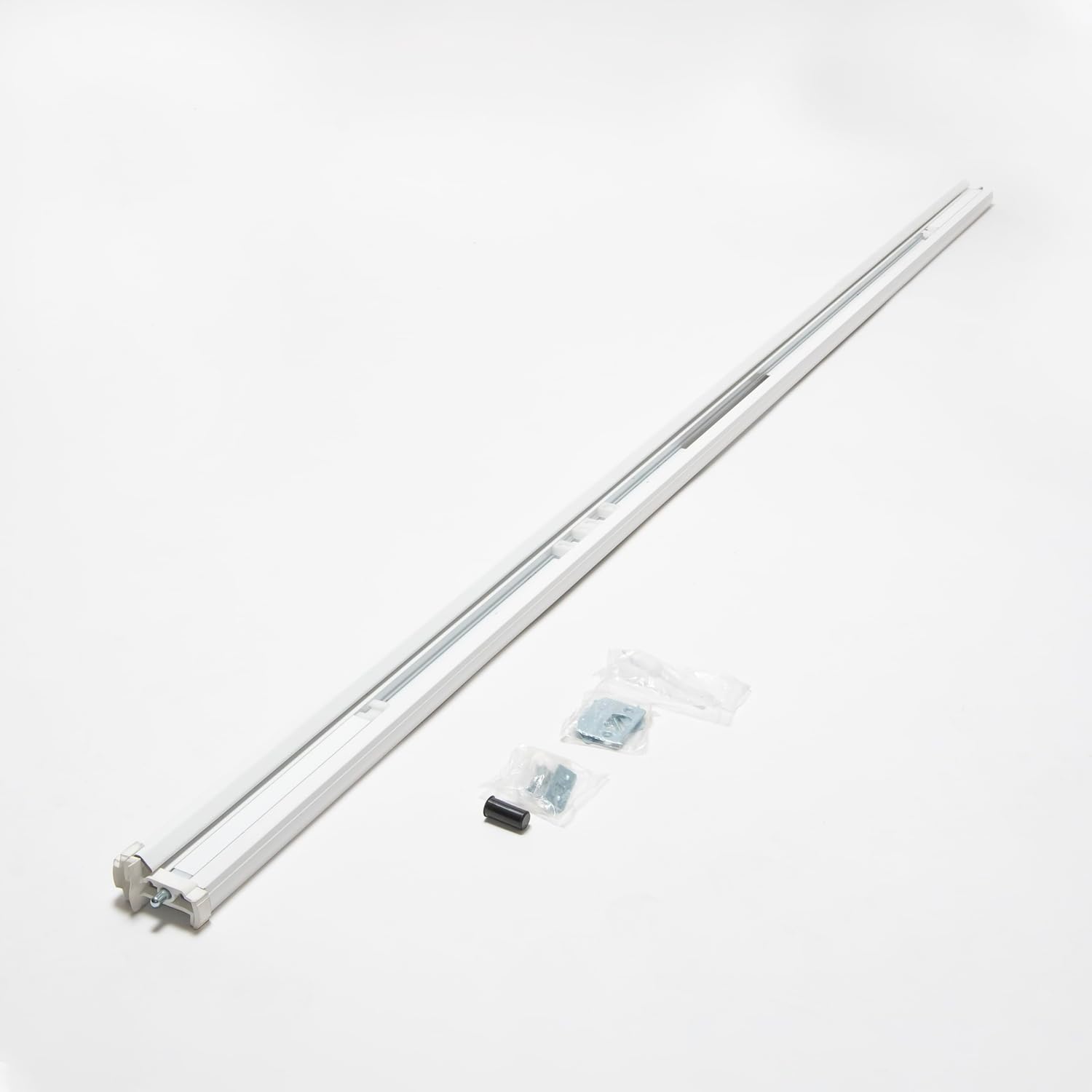 High-Quality Aluminum T-Astragal for Your Double Doors/French Doors for More Door Protection and Security Upgrade, inswing and outswing Double Doors-for Commercial - Residential use (80 inch White)