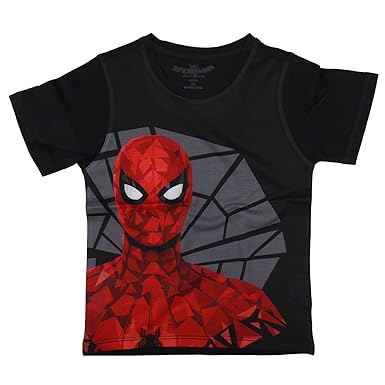 Marvel Spiderman by Wear Your Mind Boys Regular fit T-Shirt