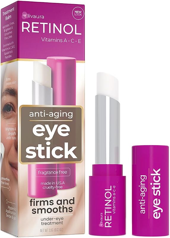 LIVAURA Bastão para a região dos olhos com retinol, 3,05 g