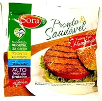 Sora Hambúrger Vegetal Multigrãos Vegano Carne Vermelha 200G