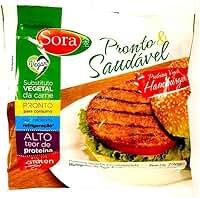 Sora Hambúrger Vegetal Multigrãos Vegano Carne Vermelha 200G