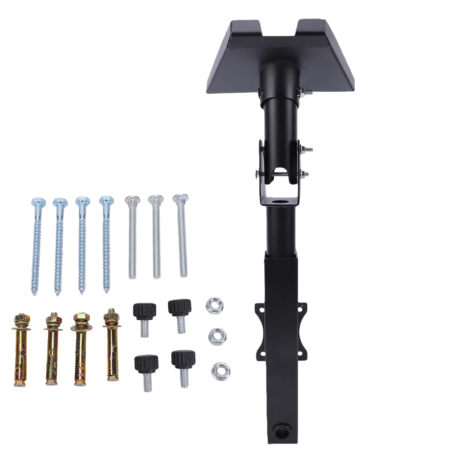 Staffa da Parete per Antenna Satellitare, Braccio Telescopico | Supporto palo per antenna, ferro rinforzato, cavi nascosti, Gen 3, tetto